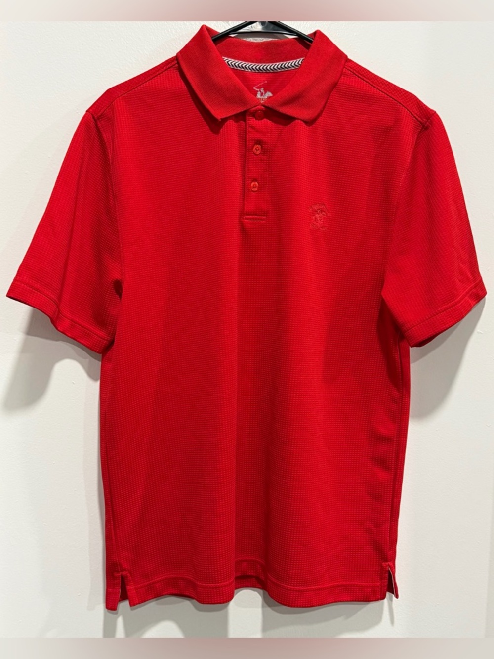 Beverly Hills Polo Club Men's Bright Red Polo Shirt